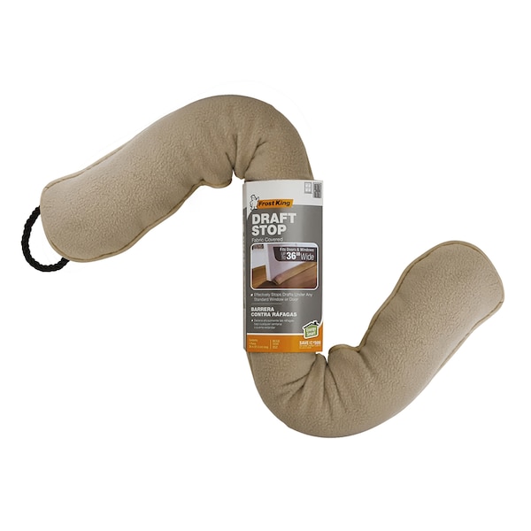Frost King 5.2 in. H X 3 in. W X 36 in. L Mill Nylon Fiber/Synthetic Fleece Draft Stop Brown DS2 - main